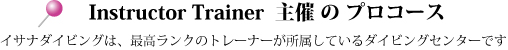 インストラクタートレーナーが主催するプロコース